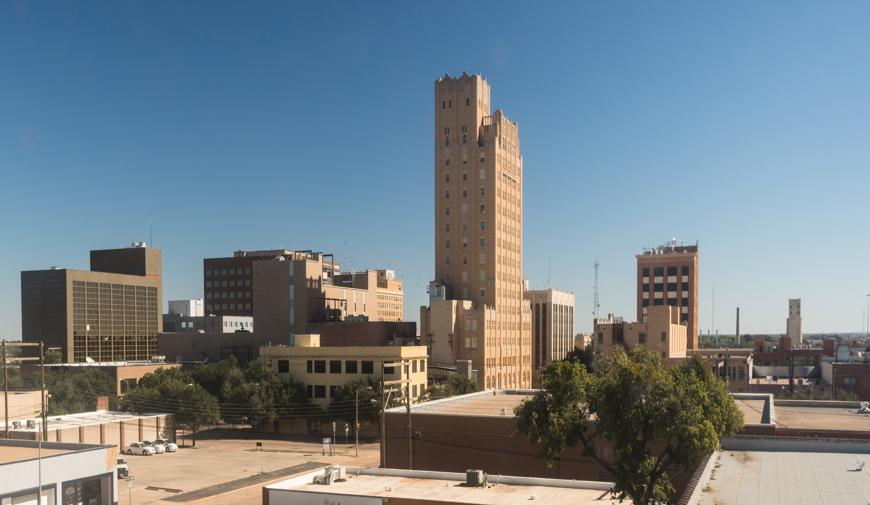 this image shows downtown abilene, texas