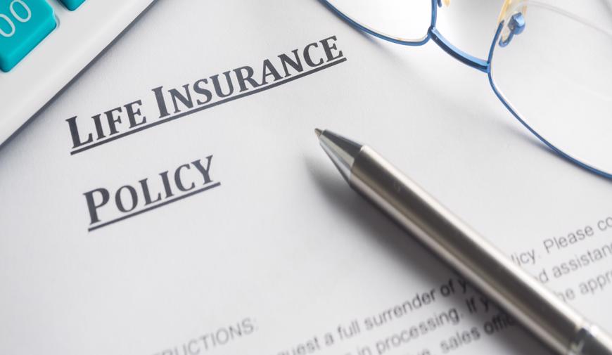 this image shows a life insurance policy